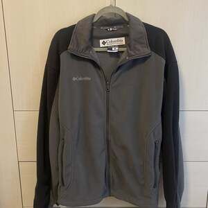 Columbia Men's Charcoal Gray Full-Zip Fleece Jacket Sz L